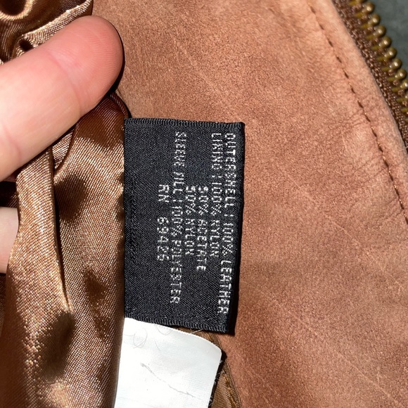 Genuine Leather Jacket - Brown - Picture 6 of 8